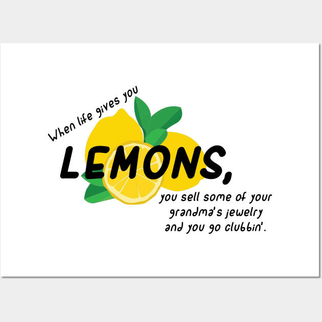 Lemons One Wall Art by jkwatson5